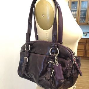 Purple Coach Purse